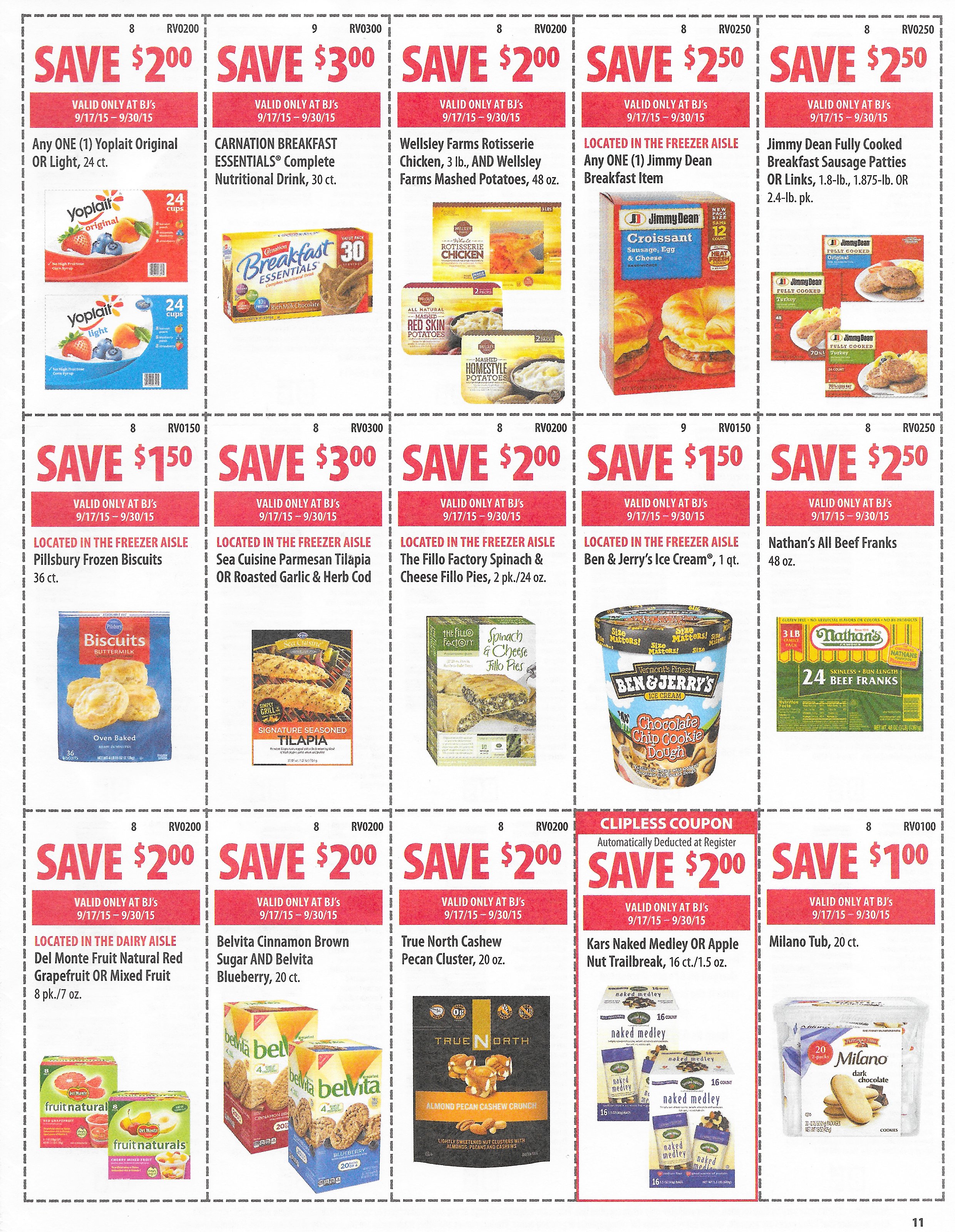 BJ’s Front of Door Coupons 9/17 9/30 Ship Saves