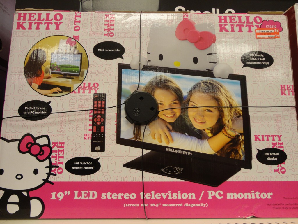 Target Clearance Hello Kitty 19″ LED Stereo Television/PC Monitor 70