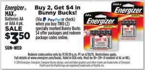 energizer Max dollar general