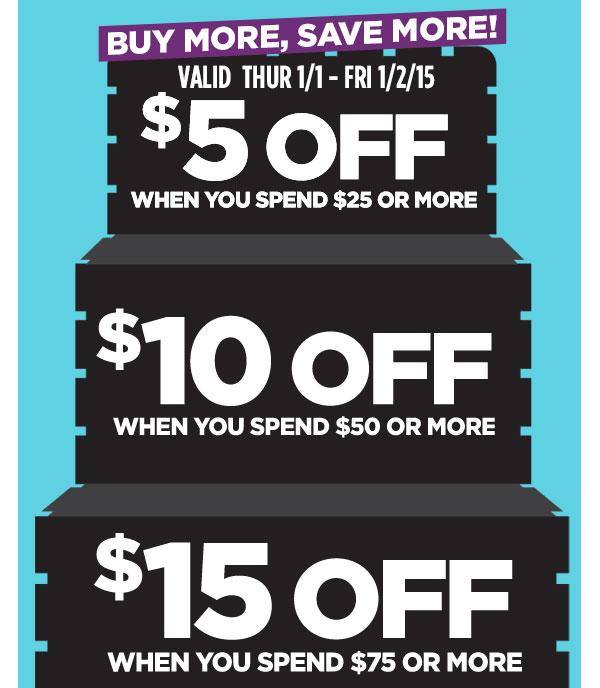 Michaels  Coupons for 1/1/15 & 1/2/15! - SHIP SAVES