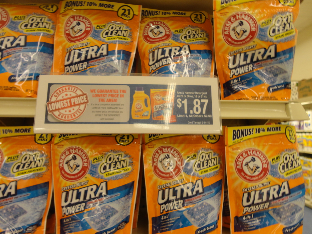 Arm & Hammer Detergent & Fabric Softener Weis Deal starting 2/8