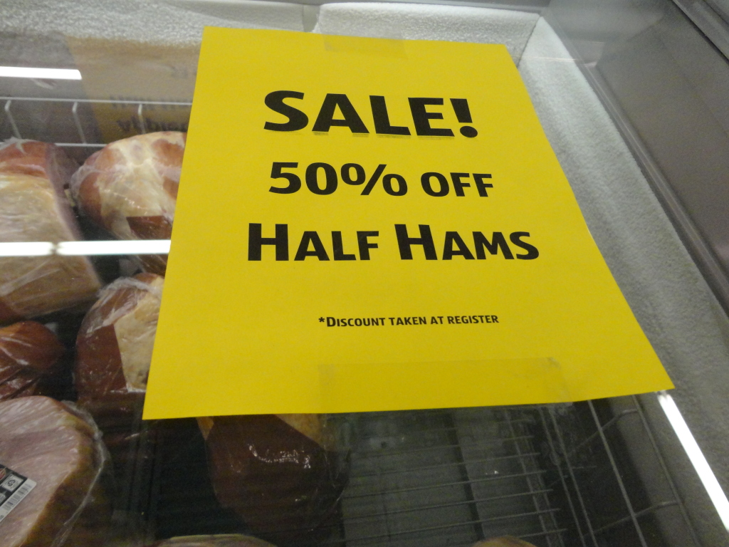 Aldi’s (Shippensburg, PA) 50 Off Half Hams SHIP SAVES
