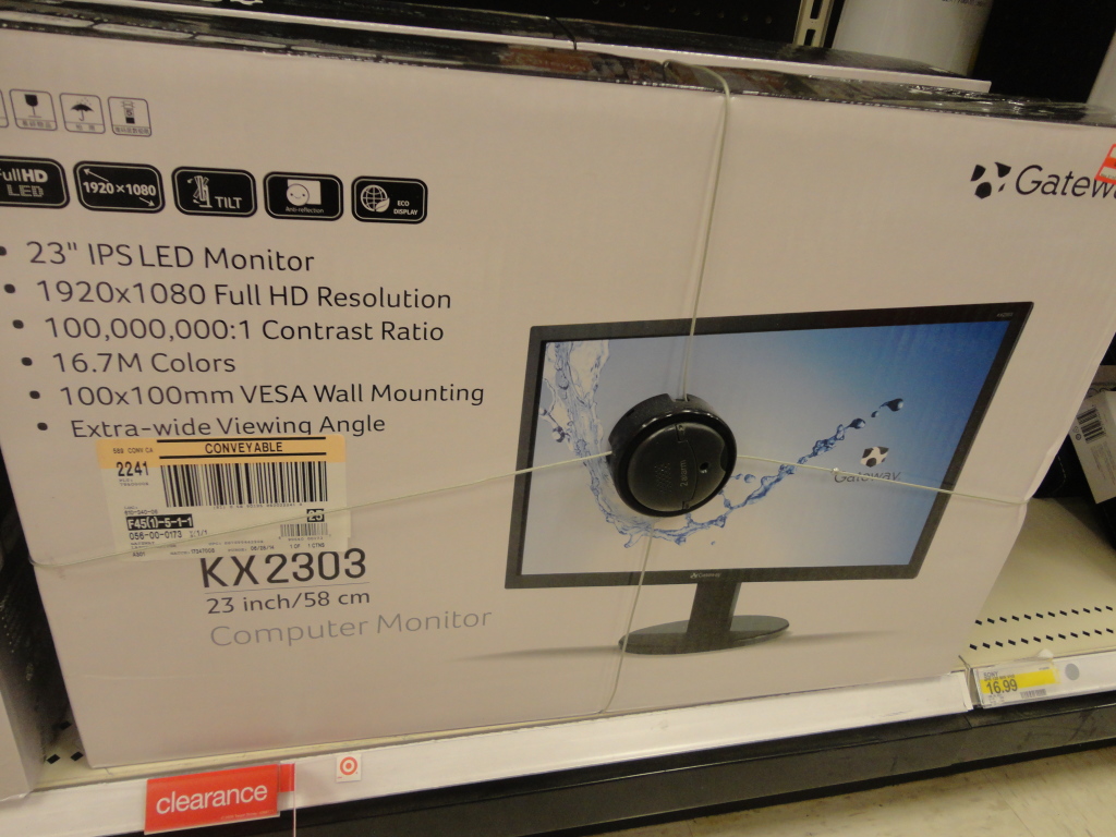 Target Clearance Gateway Computer Monitors 30 off SHIP SAVES