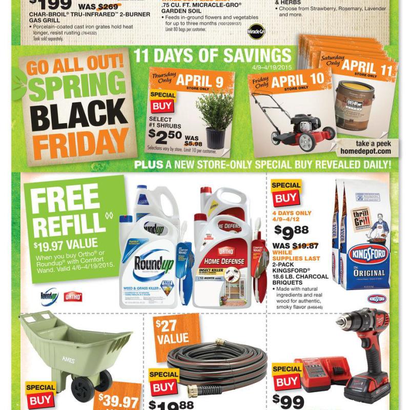 Home Depot Spring Black Friday Sale Great Deals on Plants, Soil