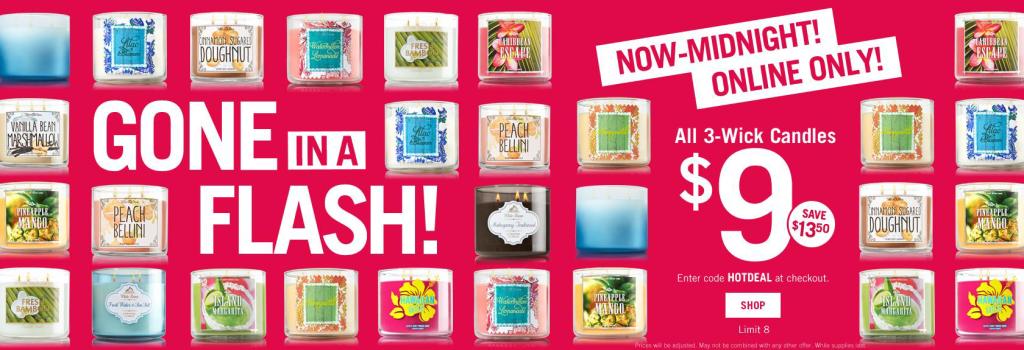 flash sale bath and body