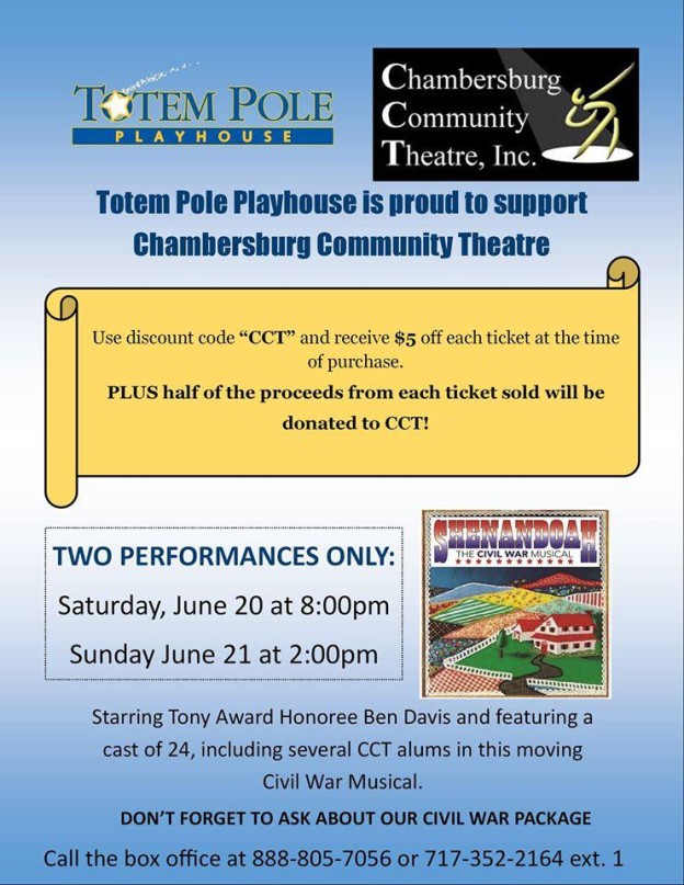 Totem Pole Playhouse Two Discounted Preview Performances of