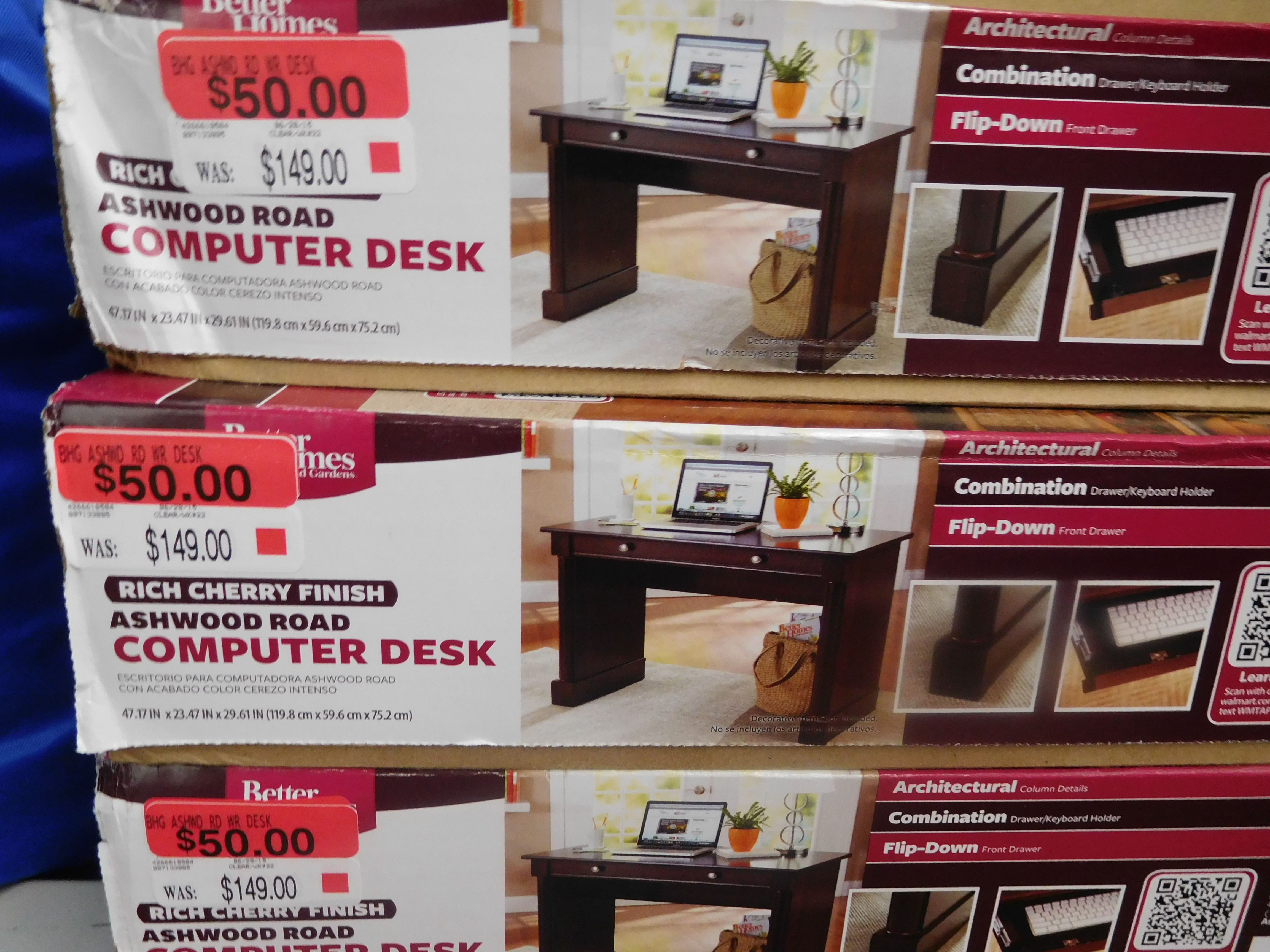 Walmart Clearance Better Homes And Garden Pub Set Desk 4 Cube