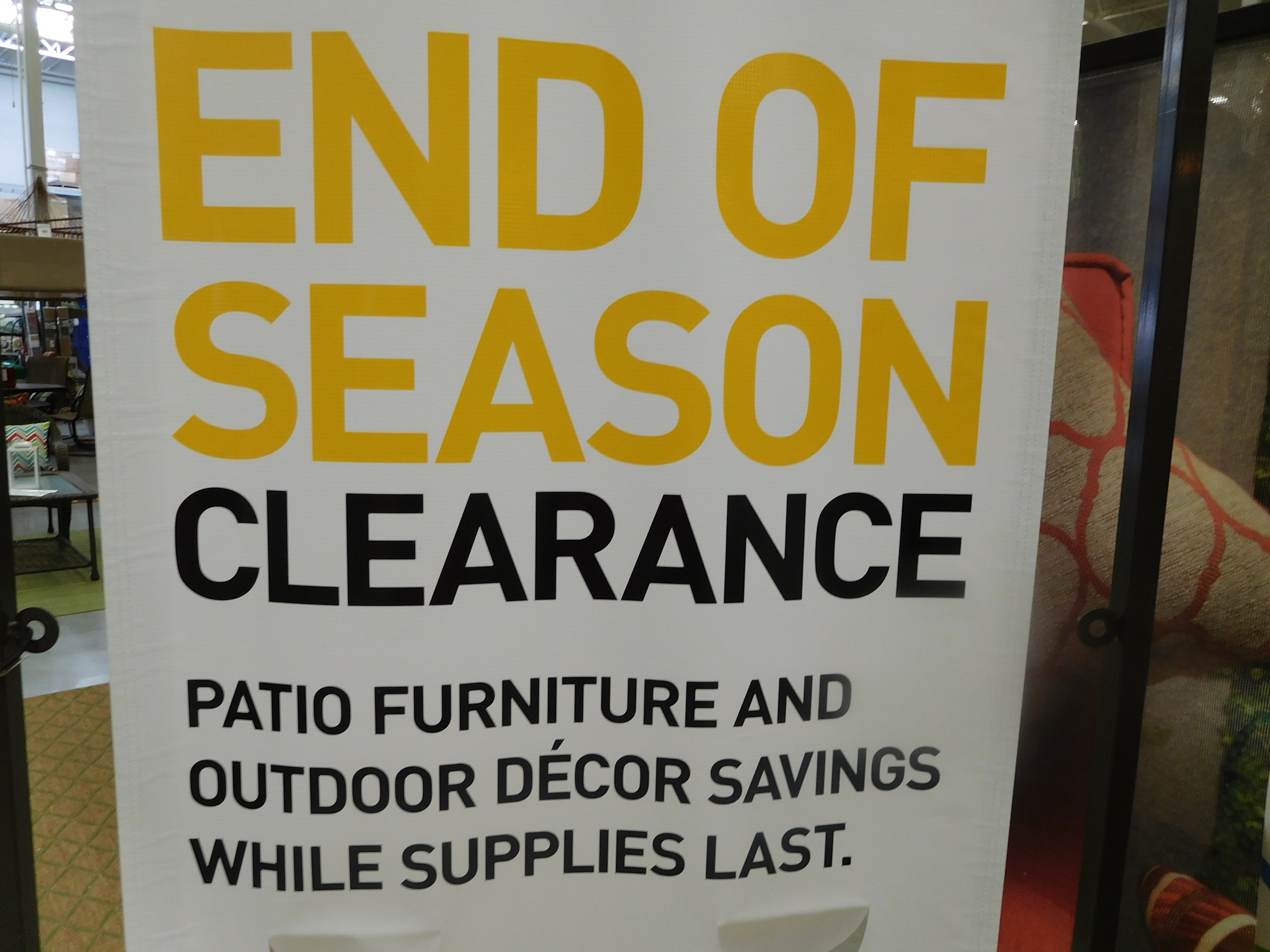 Outdoor Decor Clearance 