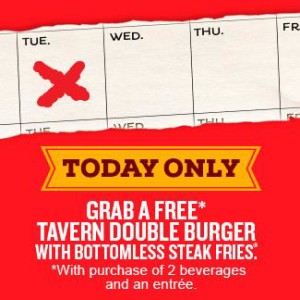 red robin FREE burger