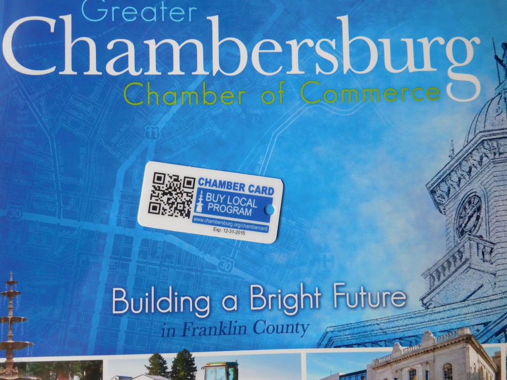 Pick up the Greater Chambersburg Chamber of Commerce Card! SHIP SAVES