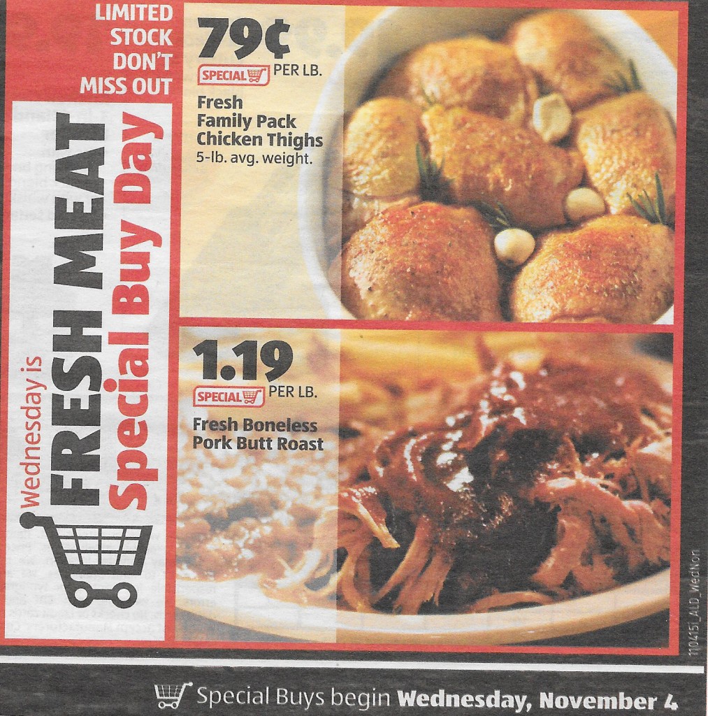 Aldi Produce Picks & Wednesday’s Fresh Meat Special Buy (11/4) SHIP