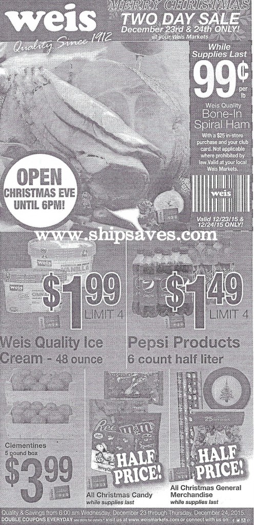 Weis Two Day Sale-001