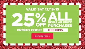 michaels 25 percent off