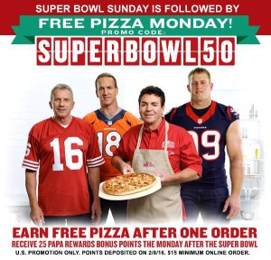 PAPA JOHNS SUPER BOWL