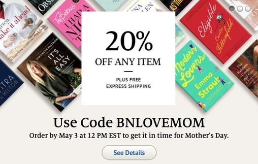 Barnes and noble coupon code 20%
