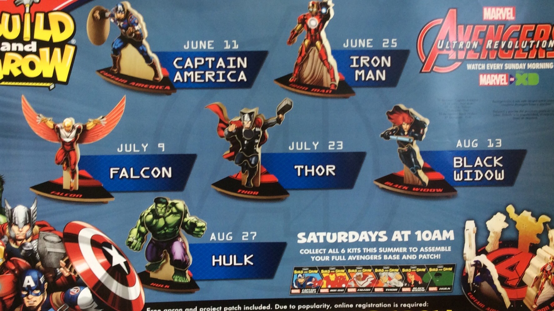 Lowes Build And Grow Schedule 2022 Lowe's Build And Grow | Build Captain America - Ship Saves