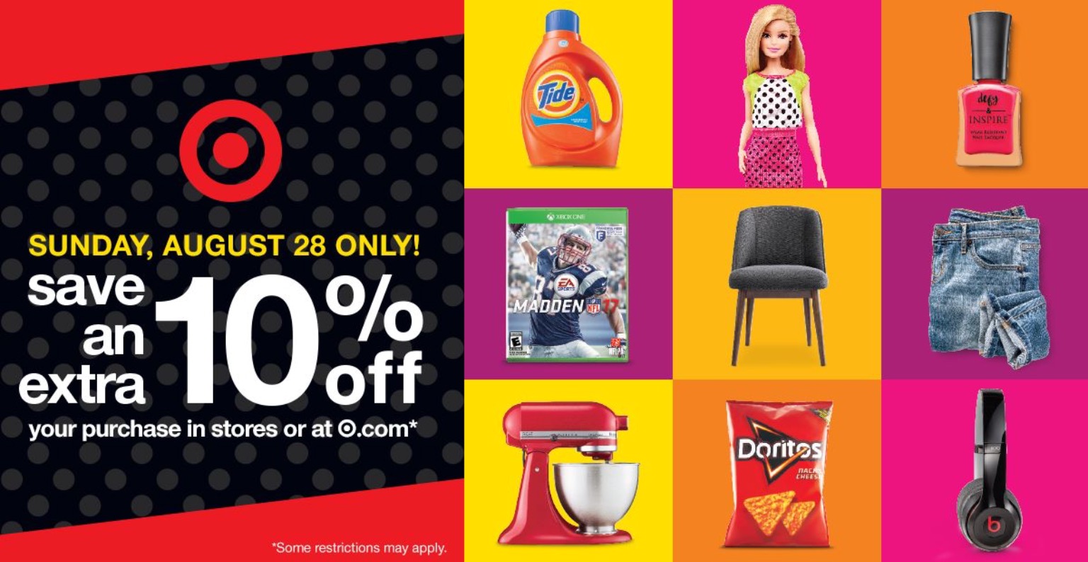 Target 10 off Target Store Coupon & In Store) SHIP SAVES