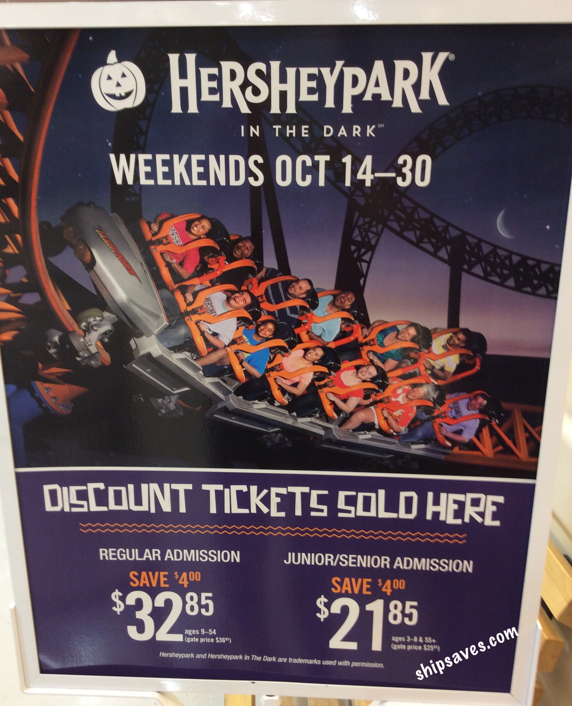 Giant | Discount Hersheypark in the Dark Tickets | SHIP SAVES