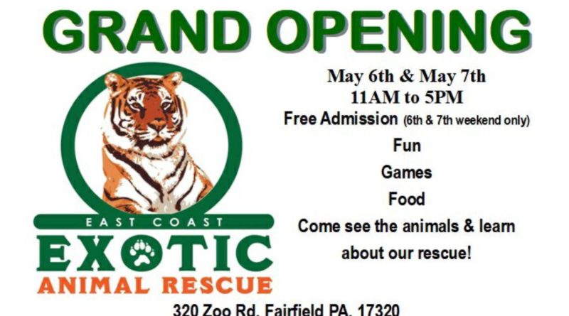 East Coast Exotic Animal Rescue FREE Admission Weekend - SHIP SAVES