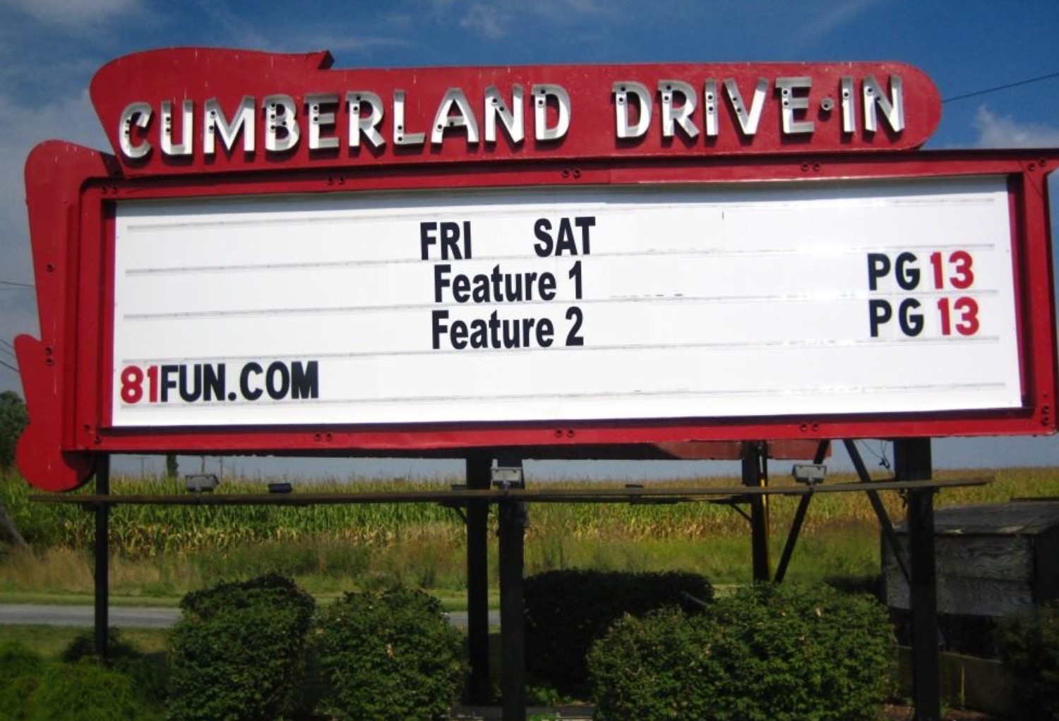 Cumberland DriveIn reopens for the Season April 19 & 20 SHIP SAVES