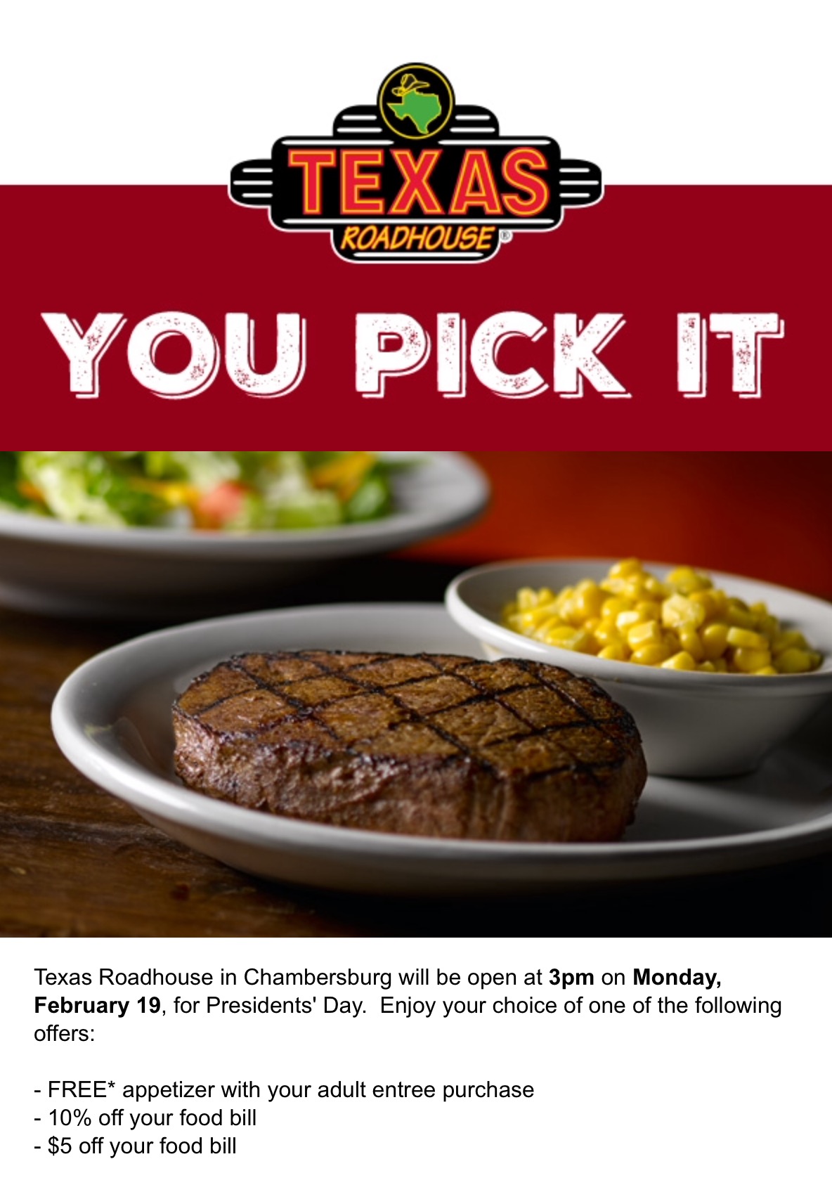 texas roadhouse near me lunch specials