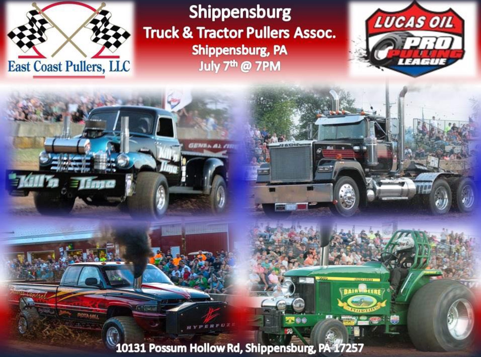 Shippensburg Truck/Tractor Pulls July 6 & 7 SHIP SAVES