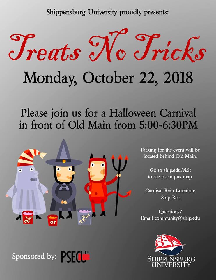 Shippensburg University Treats no Tricks Ship Saves