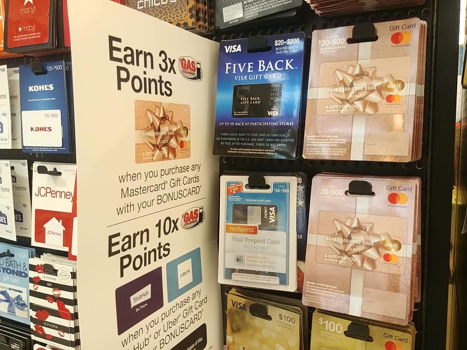 Giant Earn 3x Gas Points on Mastercard Gift Card