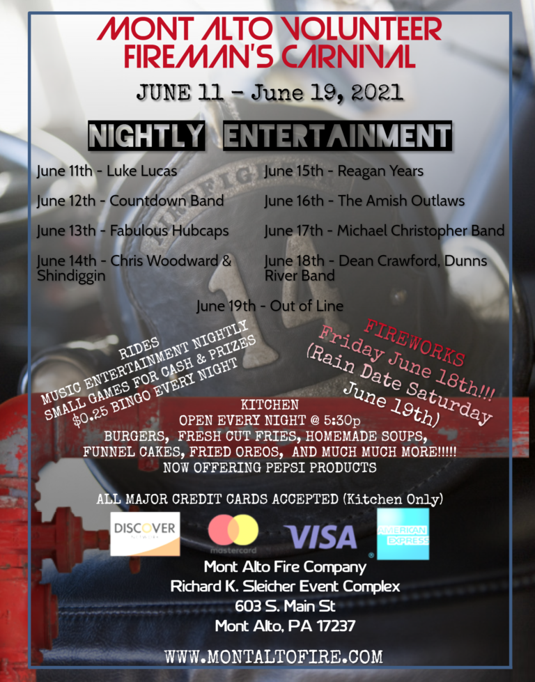 June Roundup Community Fairs, Fireman’s Carnivals, & Summer Festivals