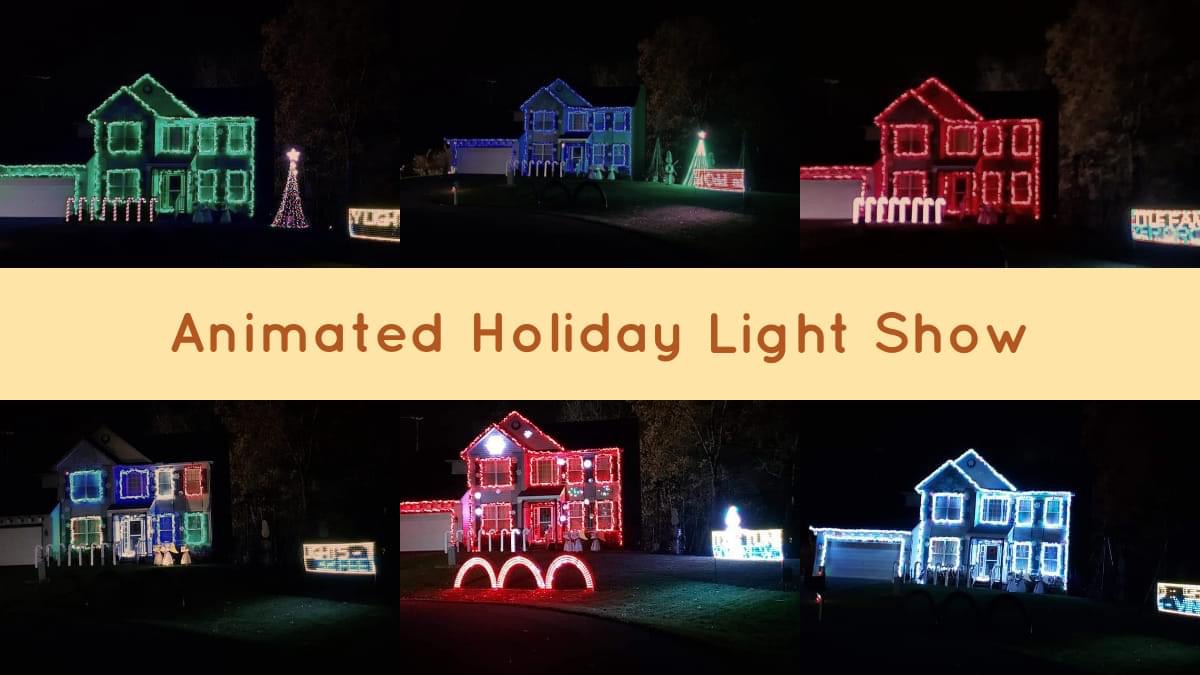 Animated Holiday Light Show Mallard Drive East, Chambersburg SHIP SAVES
