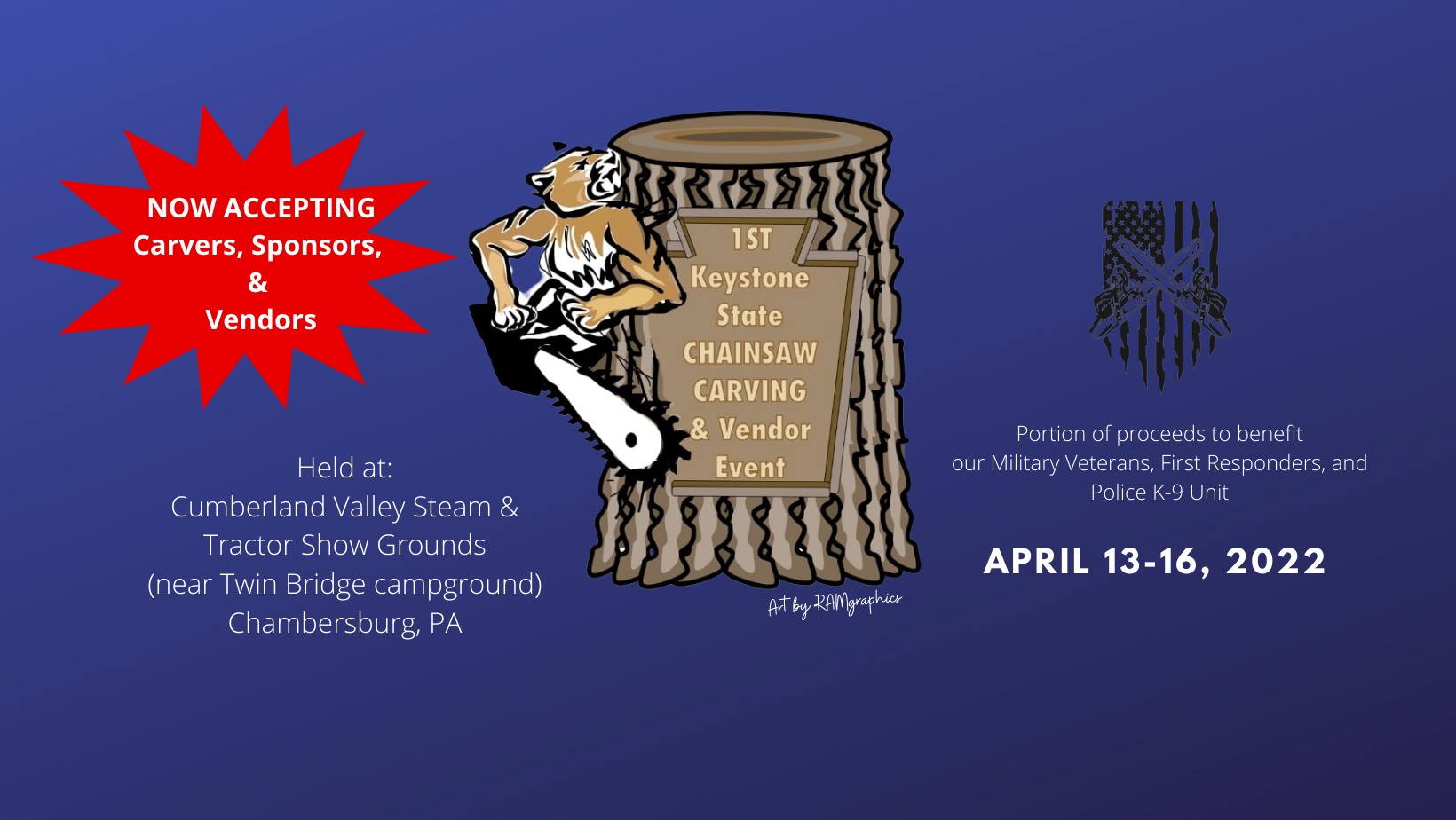 Keystone State Chainsaw Carving & Vendor Event Chambersburg, PA