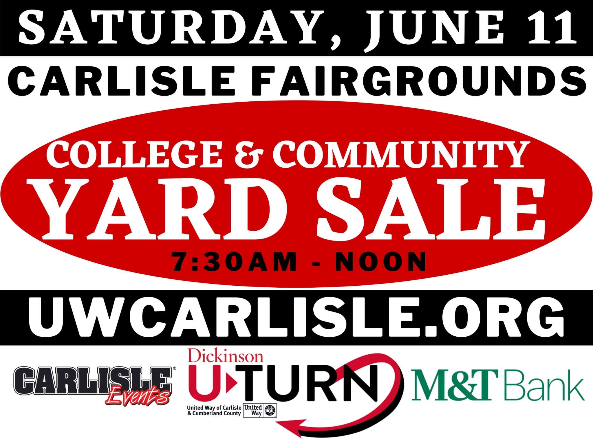 Dickinson UTurn Sale & Community Yard Sale June 11 SHIP SAVES