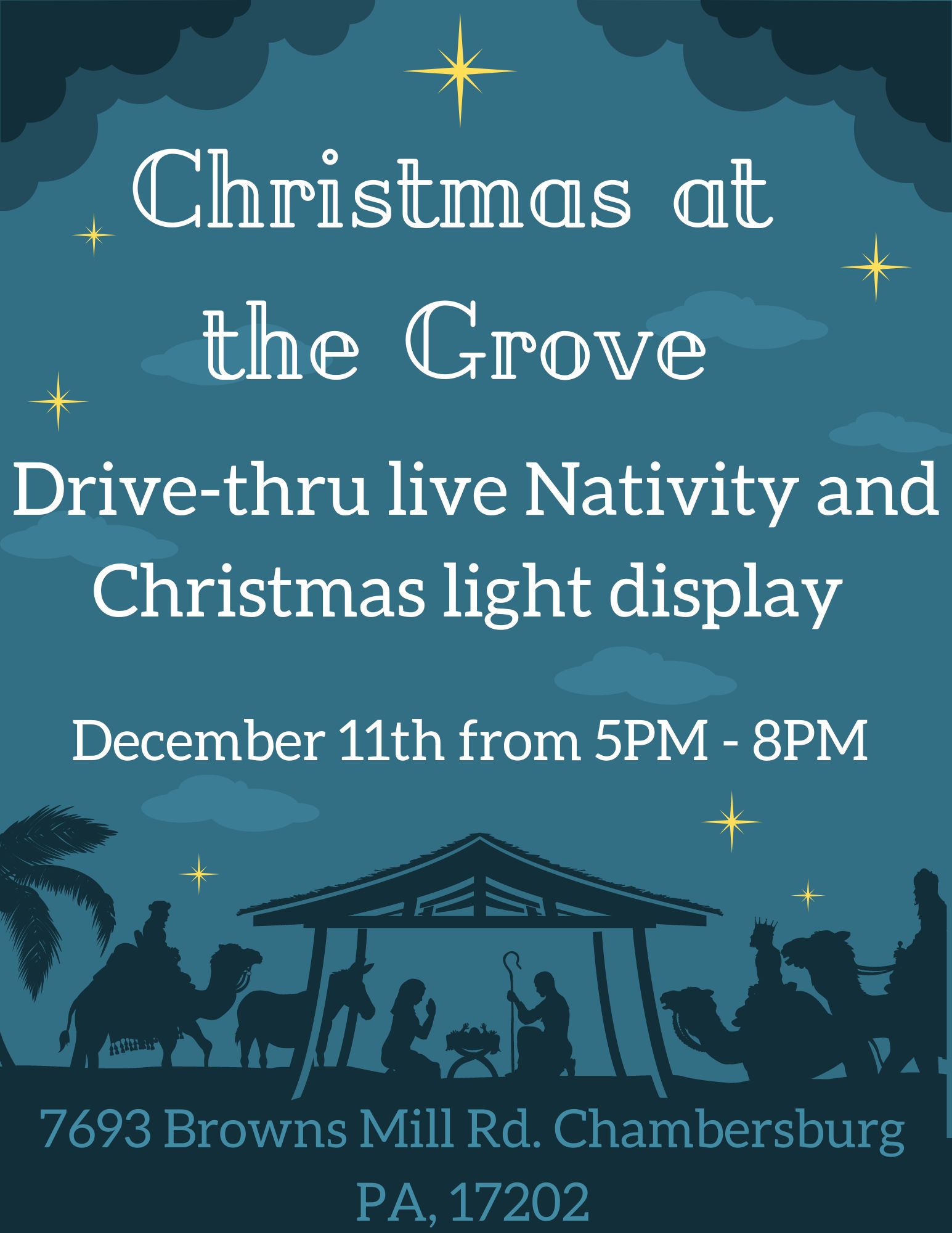 Christmas at the Grove A DriveThru Christmas Experience SHIP SAVES