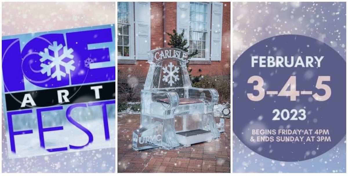 2023 UPMC Ice Art Festival in Downtown Carlisle SHIP SAVES
